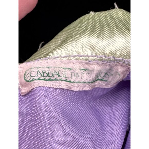 Cabbage Patch Kids Dolls Dress For 14” 16” Purple Satin Lace Coleco Vtg - Picture 6 of 9